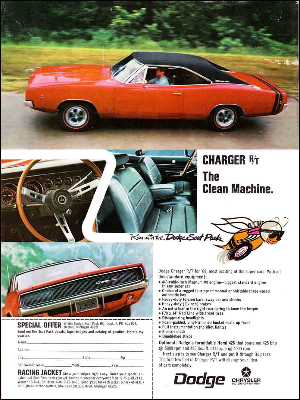 1968-70 Dodge Charger Ads | Mopar Blog