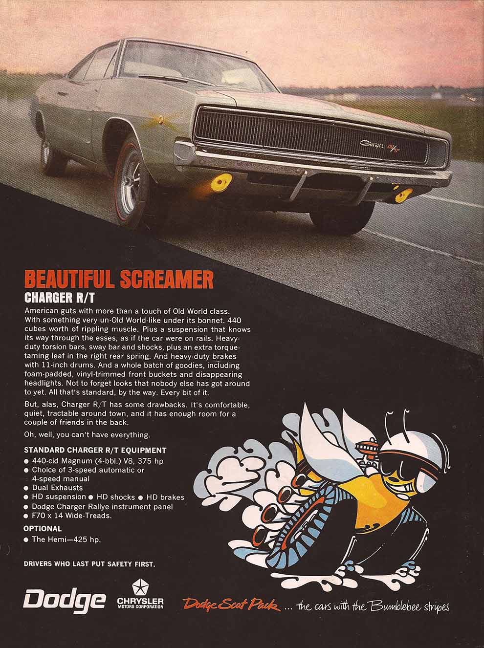1968-70 Dodge Charger Ads | Mopar Blog
